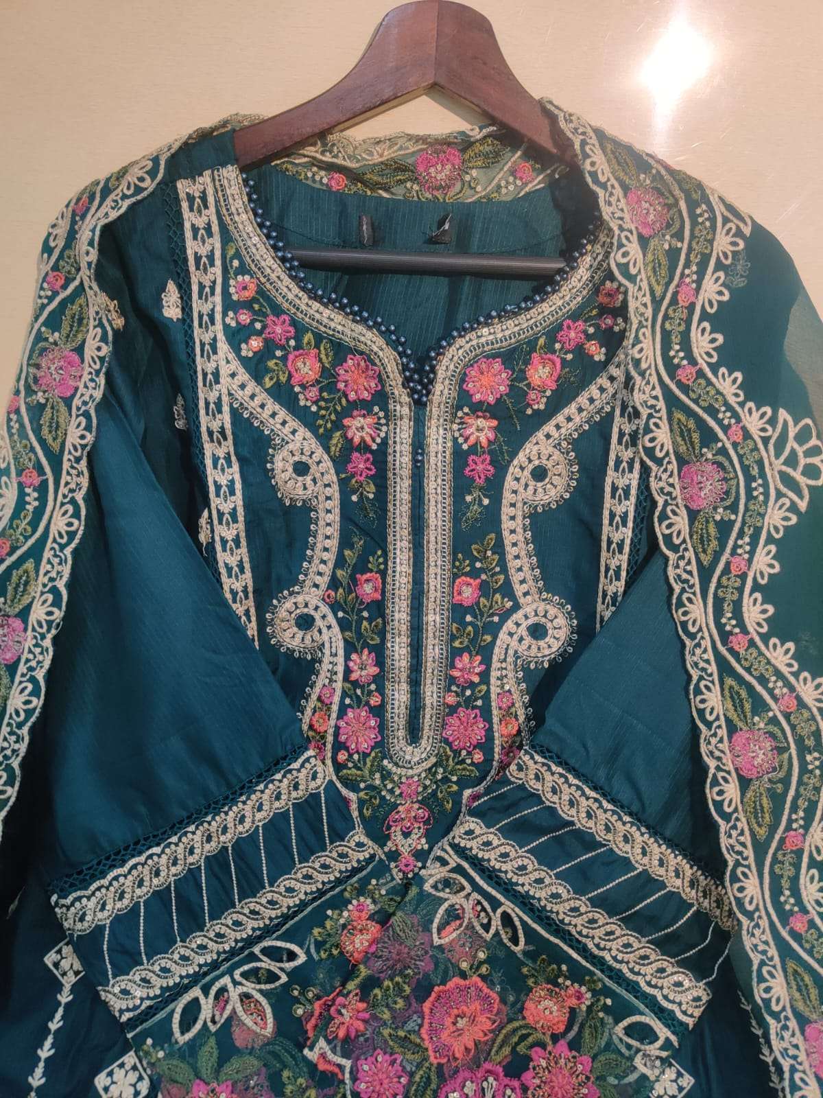 Luxury Embroidered Rod Silk Collection Vol 1 Open Pic By Sadabahar